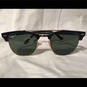 NWT Rayban Clubmasters Double Bridge